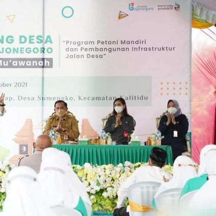 SAMBANG DESA BUPATI BOJONEGORO DI DUSUN SRUMAB DESA SUMENGKO